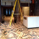 Lobby under construction | Palace Theatre