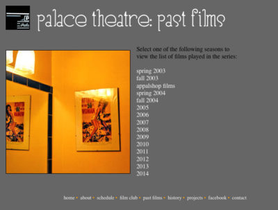 Website v1: Past Films| Palace Theatre